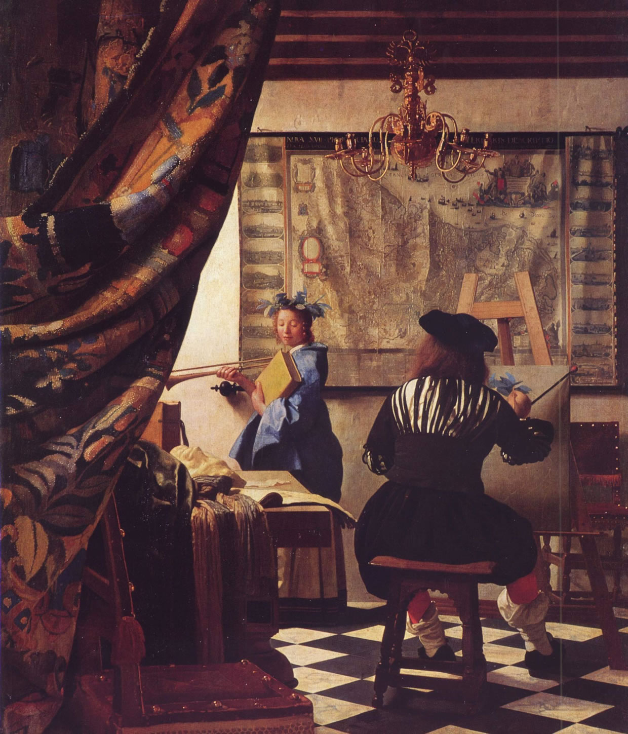 The Art Of Painting By Johannes Vermeer, 1666-1673