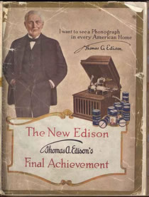 Advertisement For Edison's Phonograph 1877
