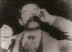 Four Seconds Of 'Edison Kinetoscopic Record of a Sneeze', By William Dickson From January 1894