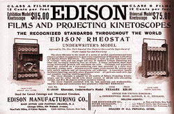 Poster For The Edison Kinetoscope 1907