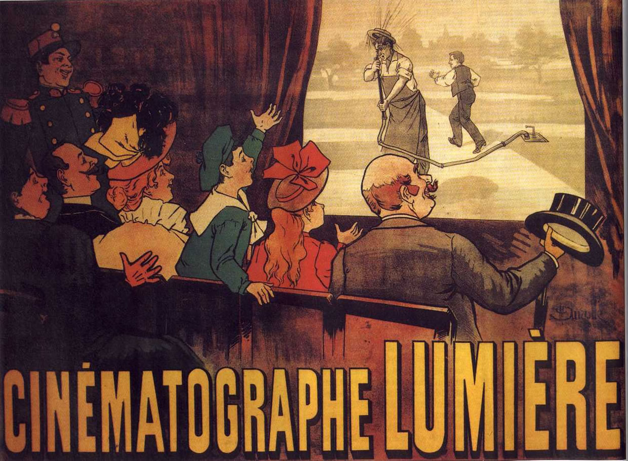 1895 Lumiere Poster Promoting The Cinematographe