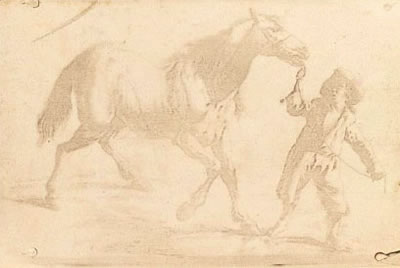 Joseph Nicephore Niépces' 1825 Heliograph Known As 'Boy And His Horse'