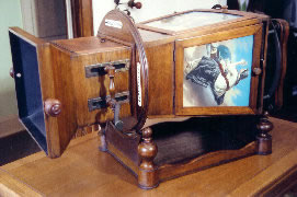 A Carlo Ponti  Megalethoscope 1862 With Painted Doors