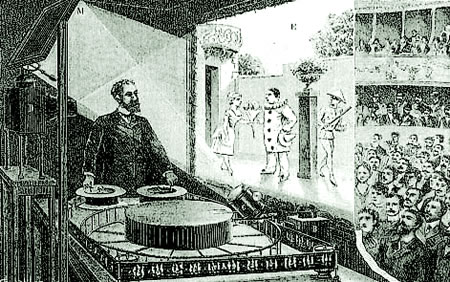 The Théâtre Optique of Emile Reynaud In Operation